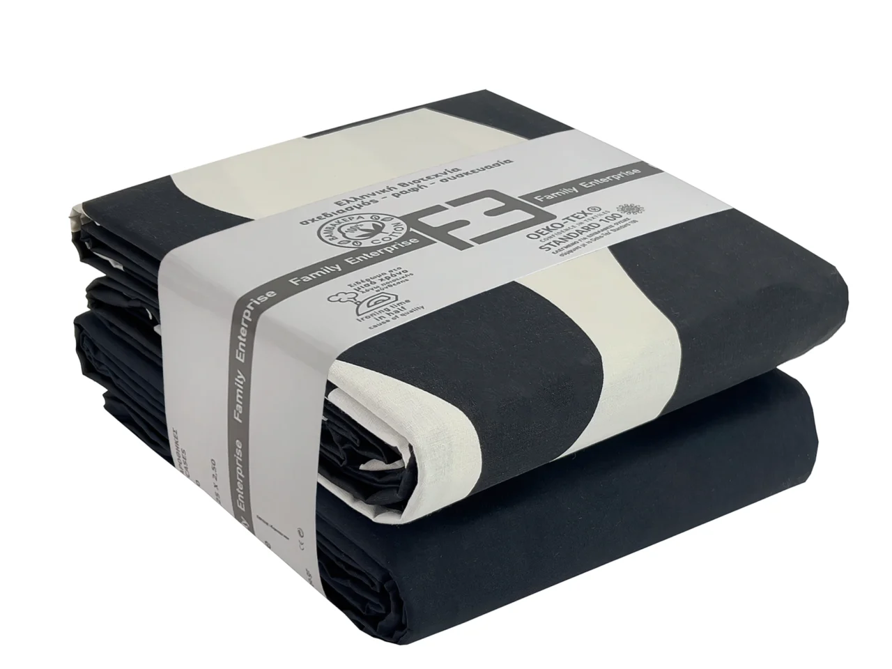 Σετ σεντόνια 3τμχ μονά Βαμβακερά 100% 170x270 / 110x200+35 εμπριμέ/μονόχρωμα 007444011Σ62Χ80