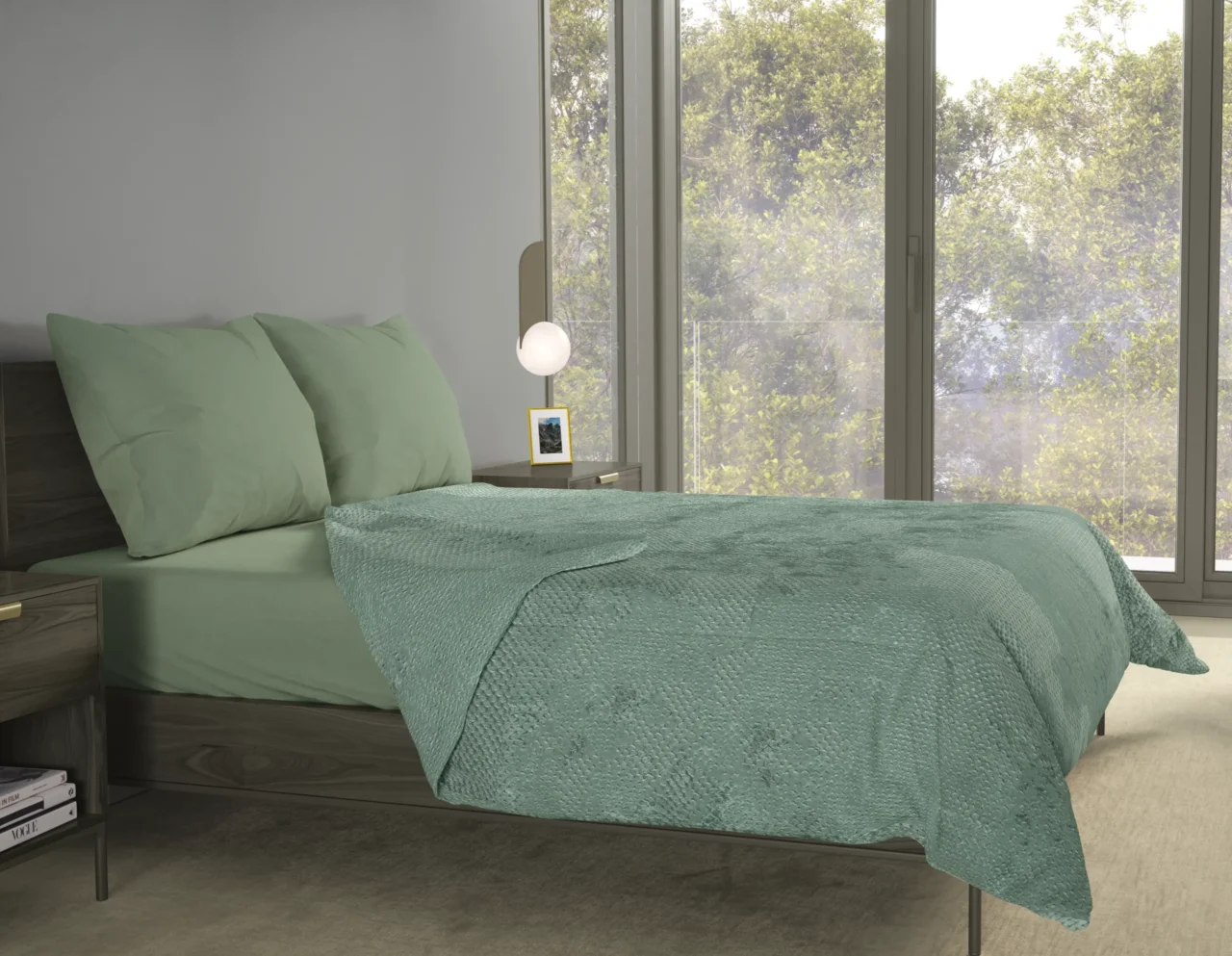 Κουβέρτα Βελουτέ Υπέρδιπλη Ζακάρ 220x240 001045011Χ17