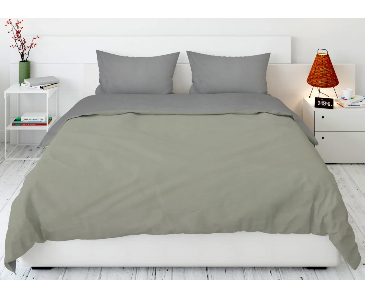 Σετ σεντόνια 3τμχ μονά 170x270 - 110x200+35 Βαμβακερά 100% μονόχρωμα 007445011Χ85-81