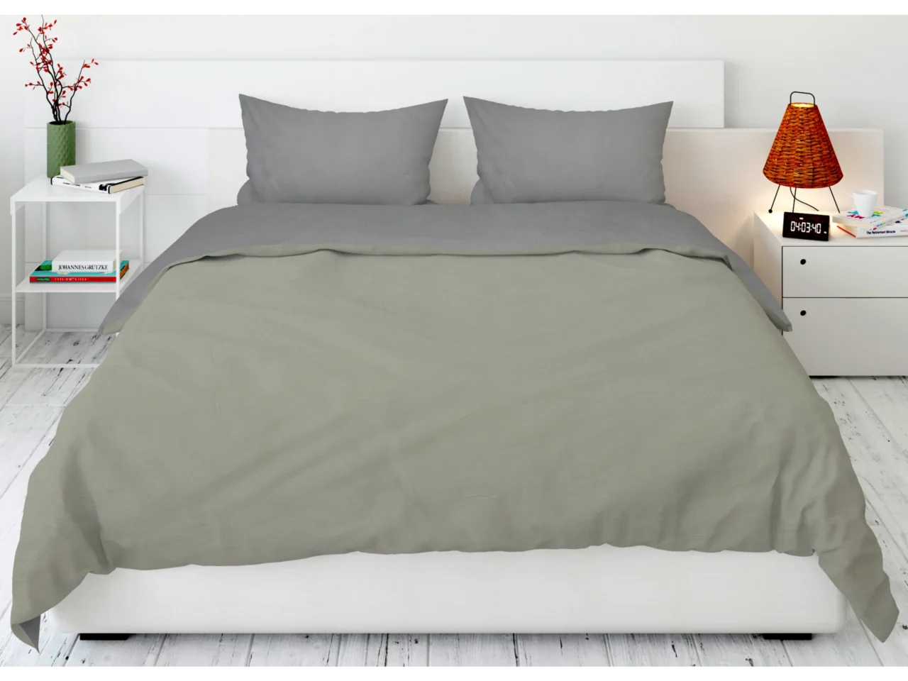 Σετ σεντόνια 3τμχ μονά 170x270 - 110x200+35 Βαμβακερά 100% μονόχρωμα 007445011Χ85-81