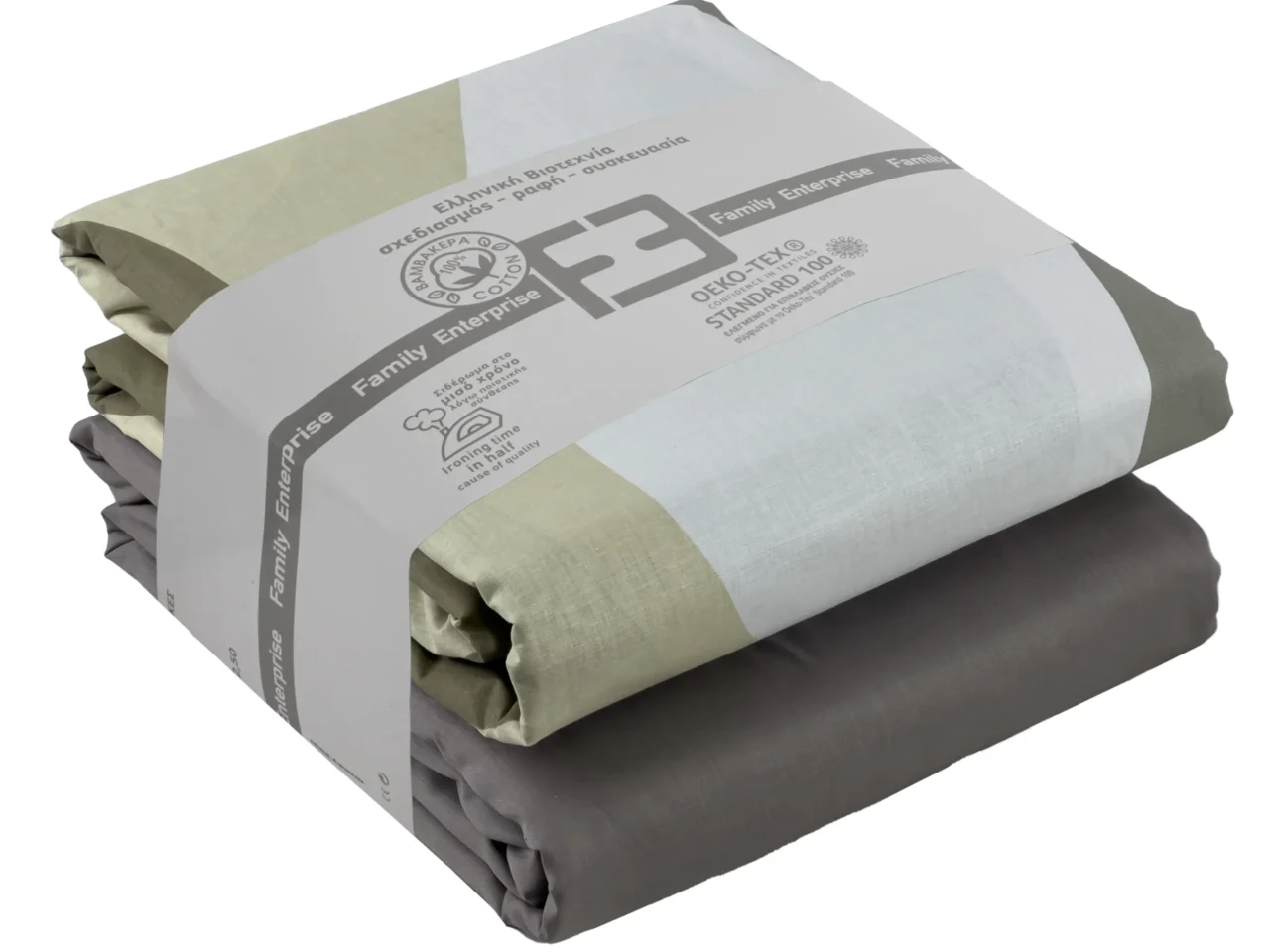 Σετ σεντόνια 4τμχ υπέρδιπλα 240x270-180x200+35 Βαμβακερά 100% εμπριμέ/μονόχρωμα 007443011Σ69Χ72