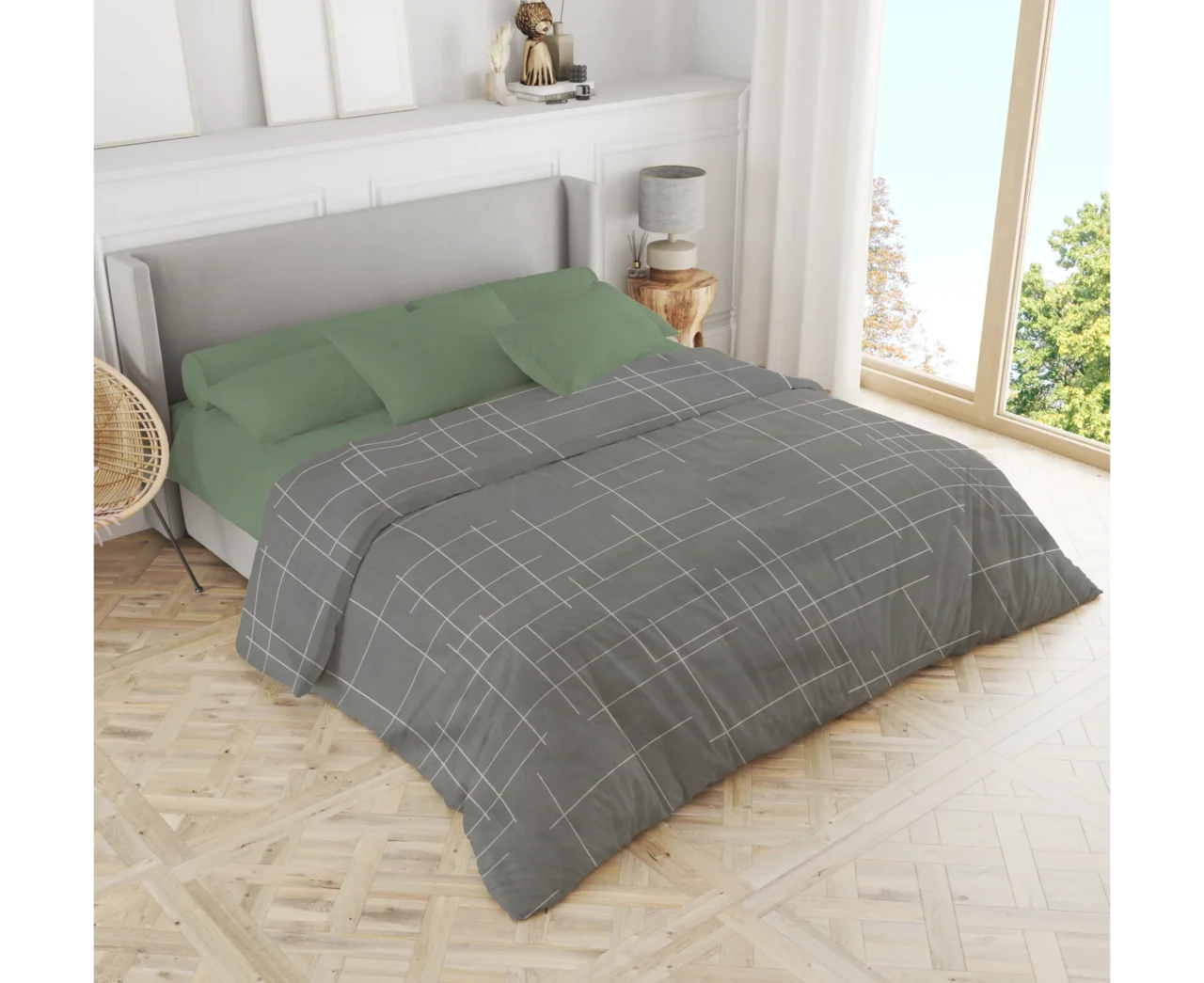 Σετ σεντόνια 3τμχ μονά Βαμβακερά 100% 170x270 / 110x200+35 εμπριμέ 007444011Σ68Χ87