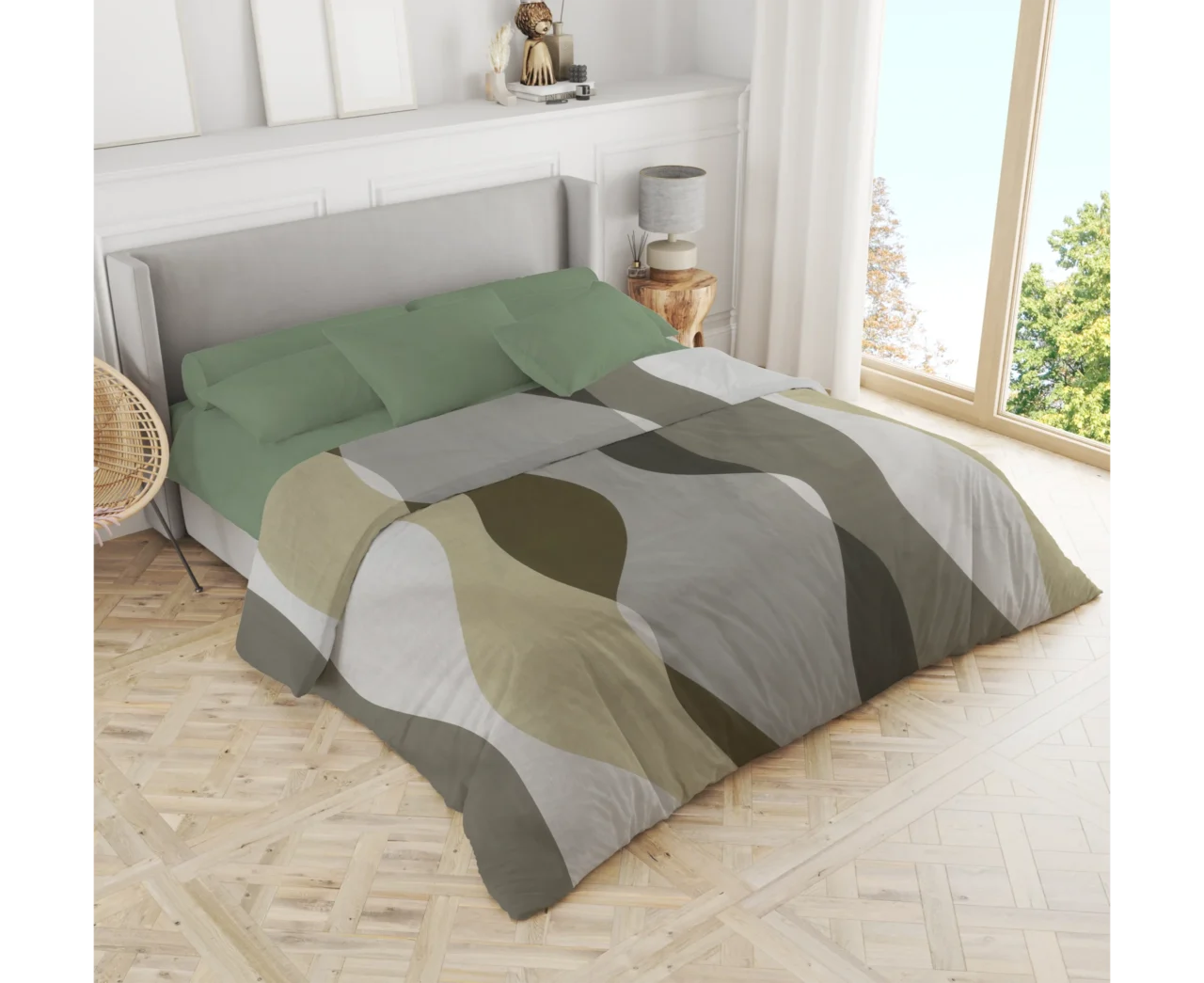 Σετ σεντόνια 3τμχ μονά Βαμβακερά 100% 170x270 / 110x200+35 εμπριμέ 007444011Σ69Χ87