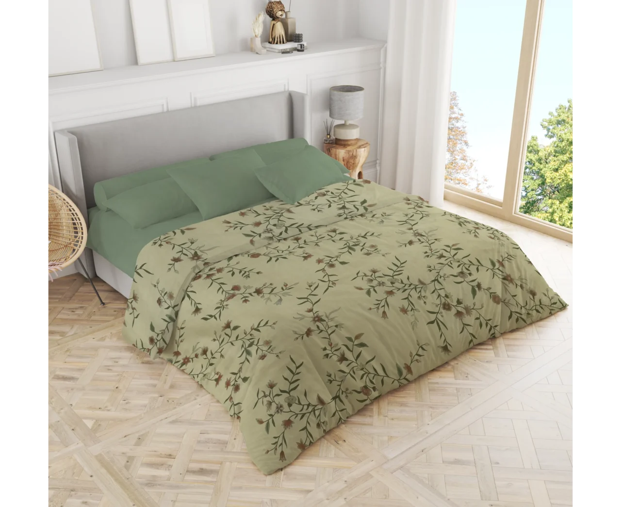 Σετ σεντόνια 3τμχ μονά Βαμβακερά 100% 170x270 / 110x200+35 εμπριμέ 007444011Σ70Χ87