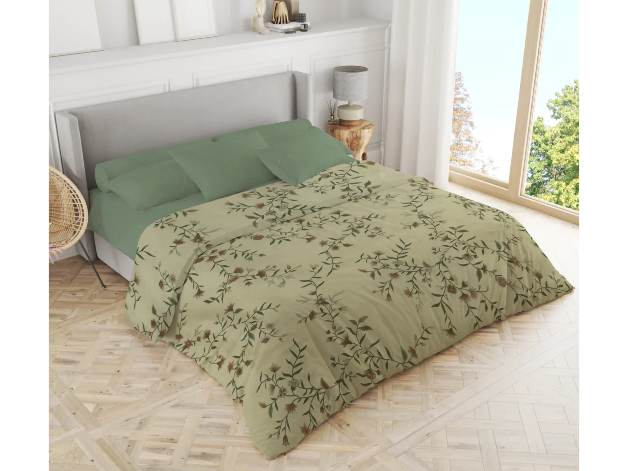 Σετ σεντόνια 3τμχ μονά Βαμβακερά 100% 170x270 / 110x200+35 εμπριμέ 007444011Σ70Χ87