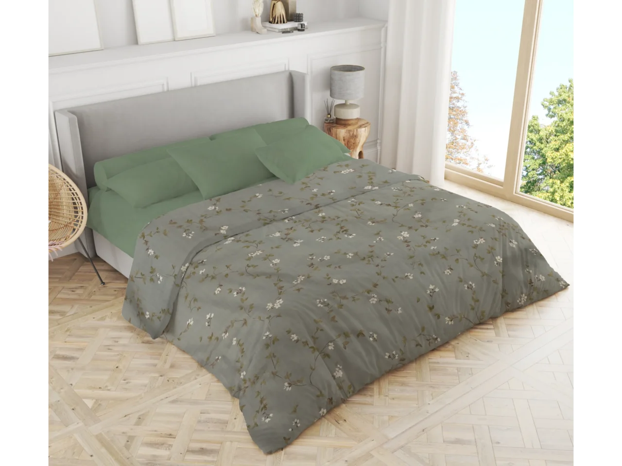 Σετ σεντόνια 3τμχ μονά Βαμβακερά 100% 170x270 / 110x200+35 εμπριμέ 007444011Σ73Χ87