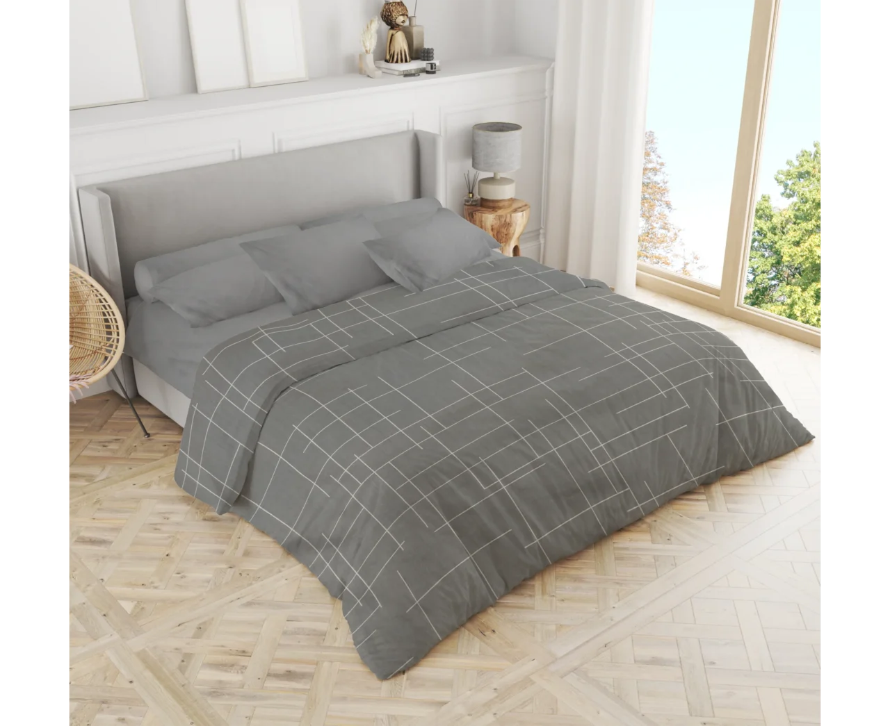Σετ σεντόνια 3τμχ μονά Βαμβακερά 100% 170x270 / 110x200+35 εμπριμέ 007444011Σ68Χ82