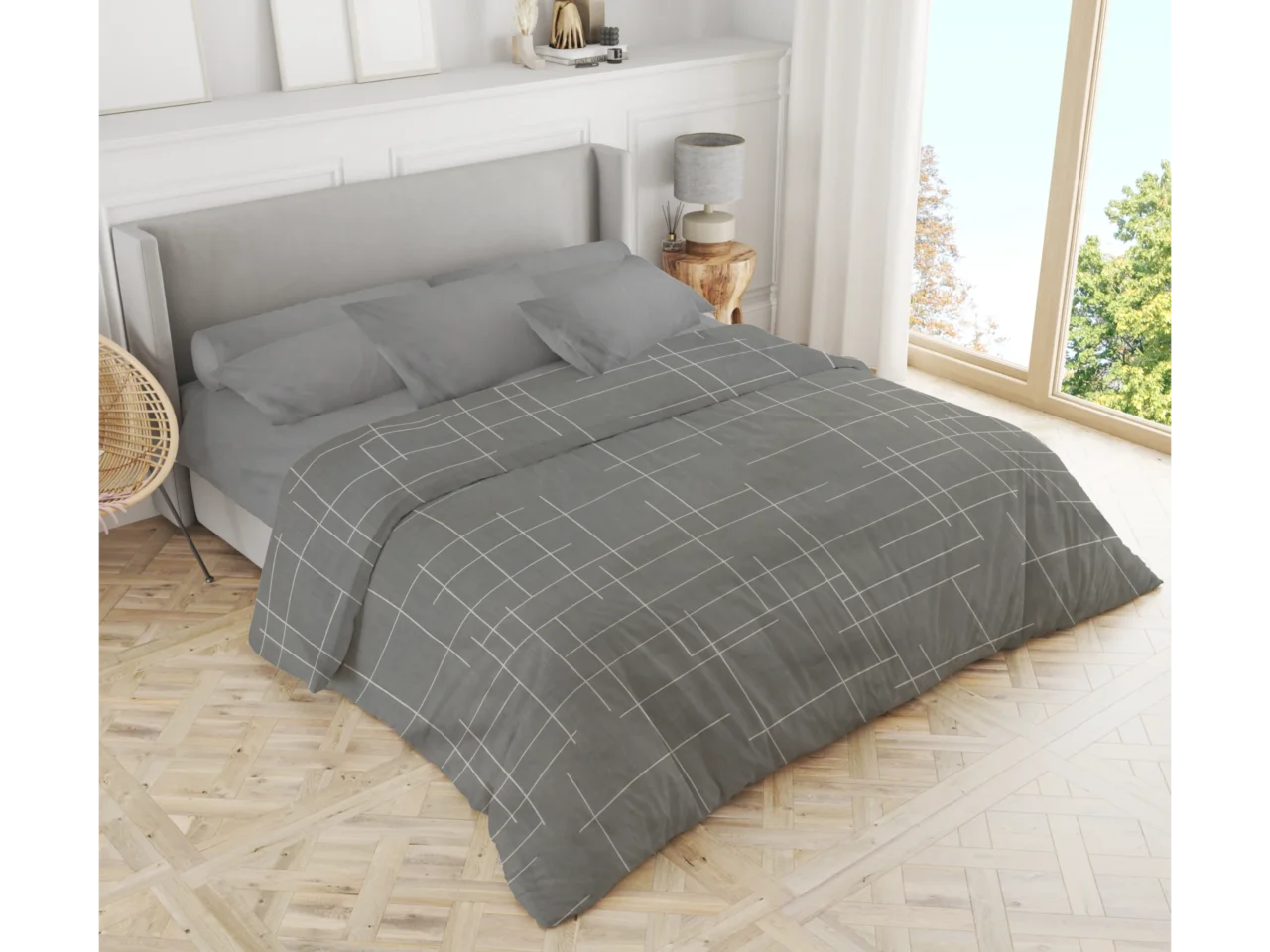 Σετ σεντόνια 3τμχ μονά Βαμβακερά 100% 170x270 / 110x200+35 εμπριμέ 007444011Σ68Χ82