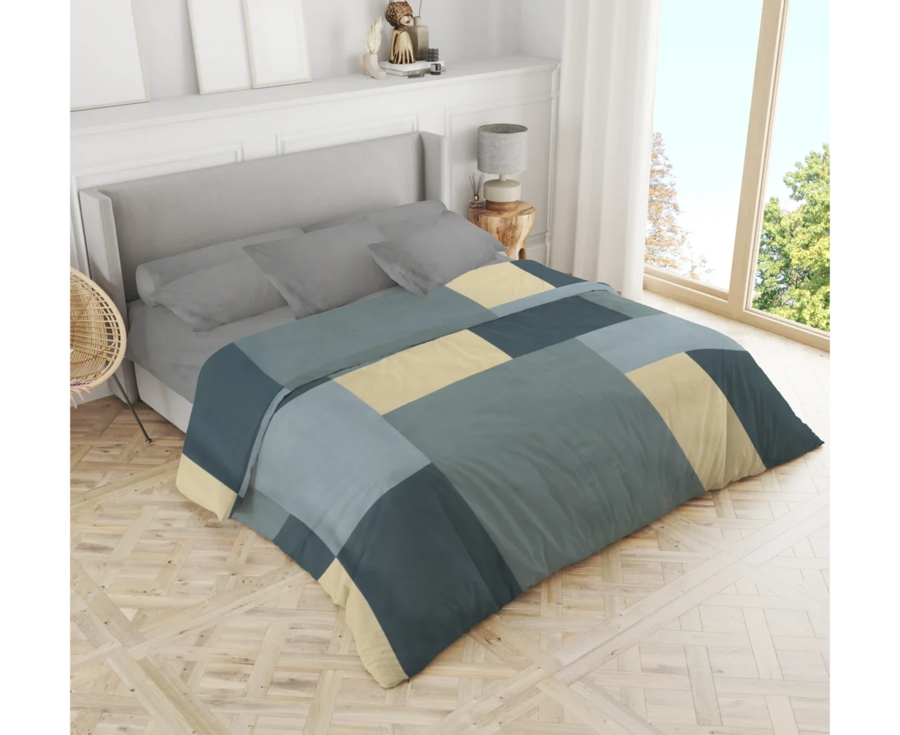 Σετ σεντόνια 3τμχ μονά Βαμβακερά 100% 170x270 / 110x200+35 εμπριμέ 007444011Σ72Χ82