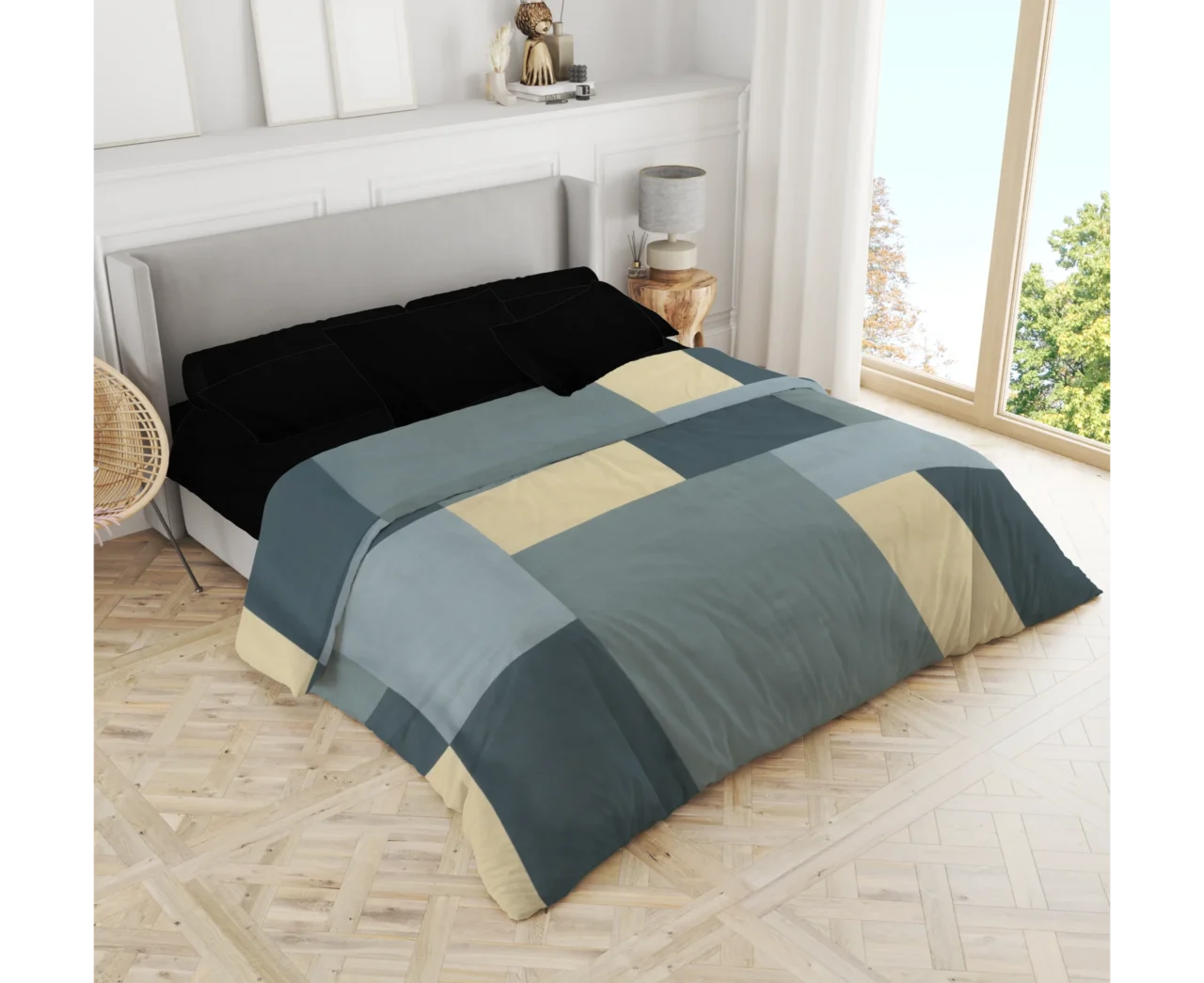 Σετ σεντόνια 3τμχ μονά Βαμβακερά 100% 170x270 / 110x200+35 εμπριμέ 007444011Σ72Χ80