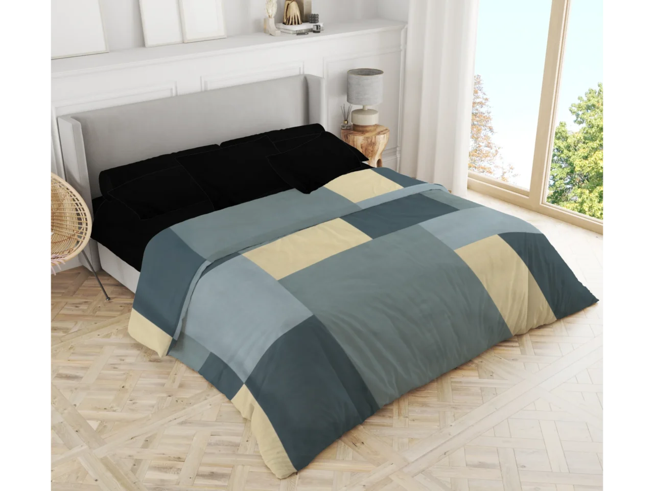 Σετ σεντόνια 3τμχ μονά Βαμβακερά 100% 170x270 / 110x200+35 εμπριμέ 007444011Σ72Χ80