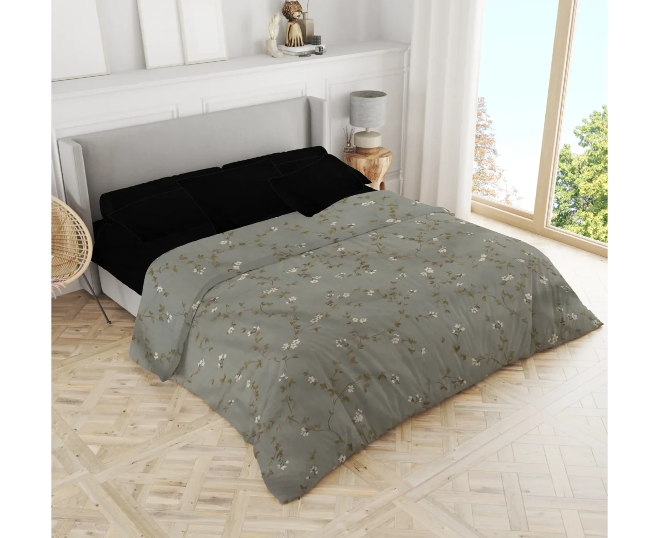Σετ σεντόνια 3τμχ μονά Βαμβακερά 100% 170x270 / 110x200+35 εμπριμέ 007444011Σ73Χ80