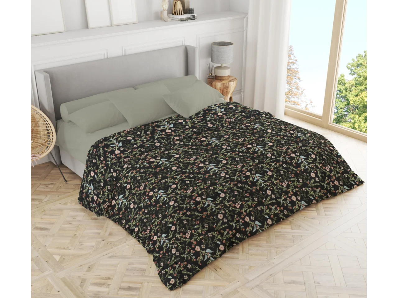 Σετ σεντόνια 3τμχ μονά Βαμβακερά 100% 170x270 / 110x200+35 εμπριμέ 007444011Σ67Χ85