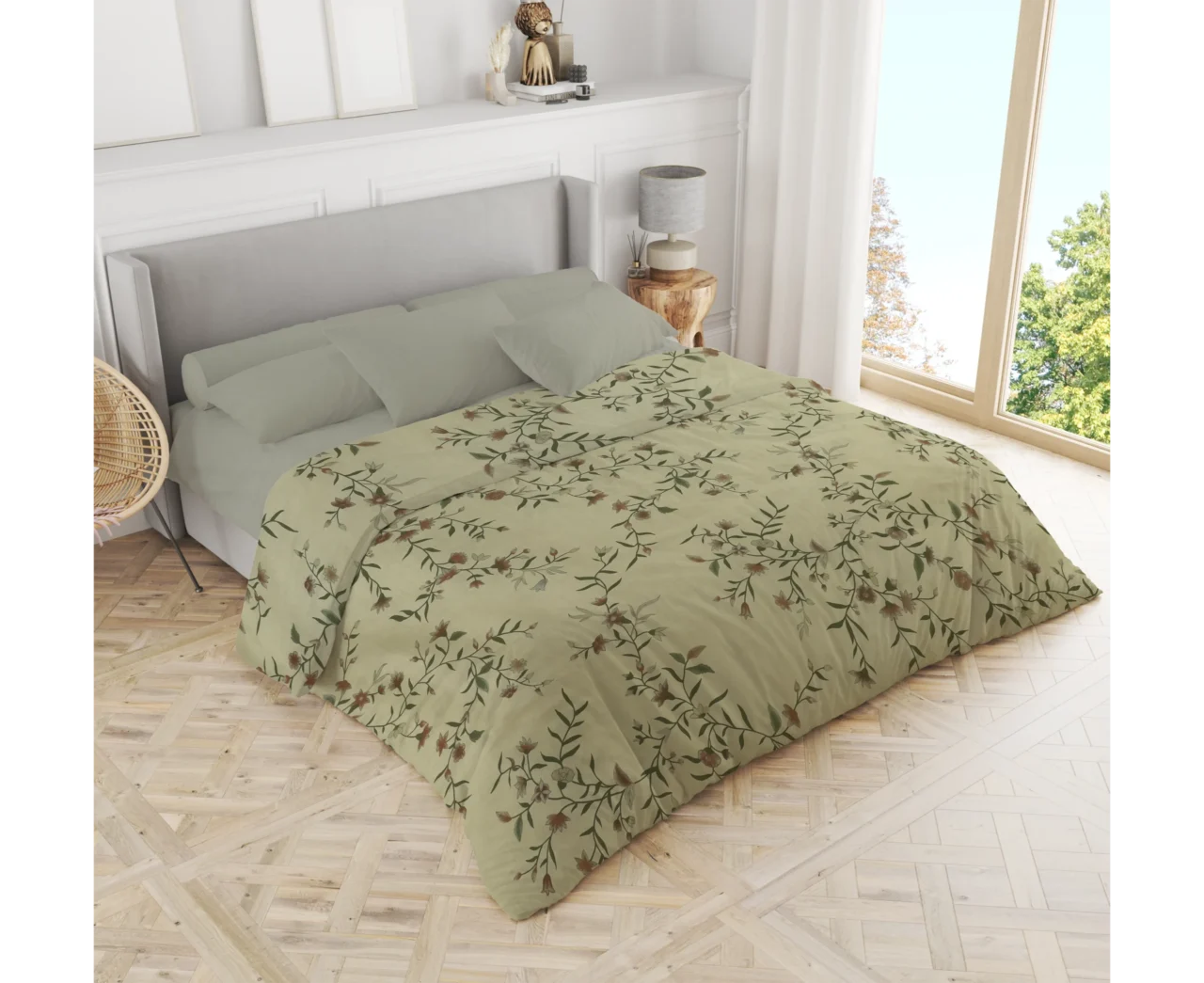 Σετ σεντόνια 3τμχ μονά Βαμβακερά 100% 170x270 / 110x200+35 εμπριμέ 007444011Σ70Χ85