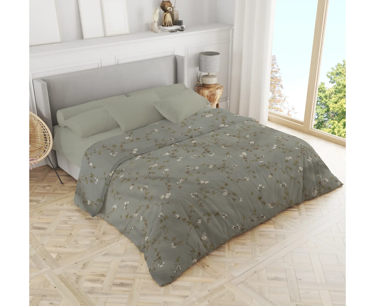 Σετ σεντόνια 3τμχ μονά Βαμβακερά 100% 170x270 / 110x200+35 εμπριμέ 007444011Σ73Χ85