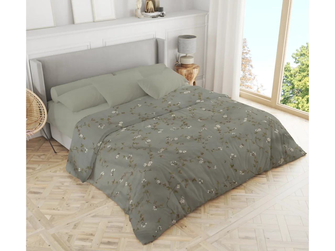 Σετ σεντόνια 3τμχ μονά Βαμβακερά 100% 170x270 / 110x200+35 εμπριμέ 007444011Σ73Χ85