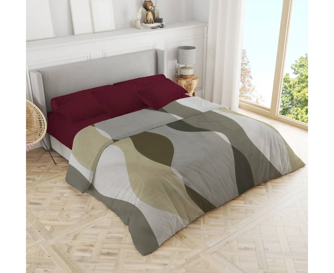 Σετ σεντόνια 3τμχ μονά Βαμβακερά 100% 170x270 / 110x200+35 εμπριμέ 007444011Σ69Χ84