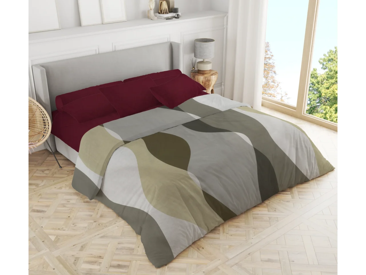 Σετ σεντόνια 3τμχ μονά Βαμβακερά 100% 170x270 / 110x200+35 εμπριμέ 007444011Σ69Χ84