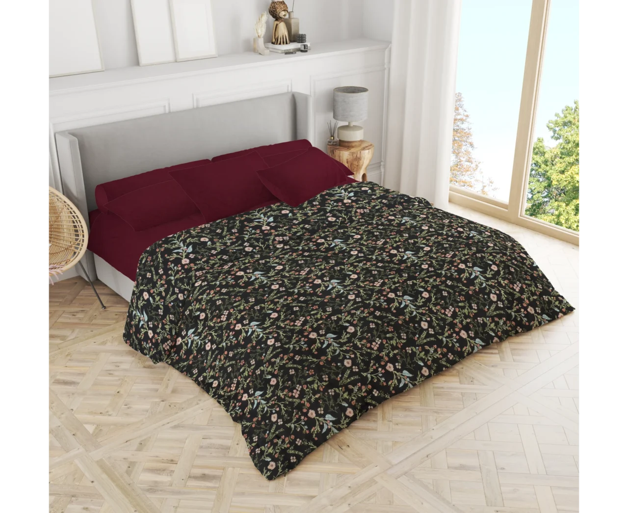 Σετ σεντόνια 3τμχ μονά Βαμβακερά 100% 170x270 / 110x200+35 εμπριμέ 007444011Σ67Χ84