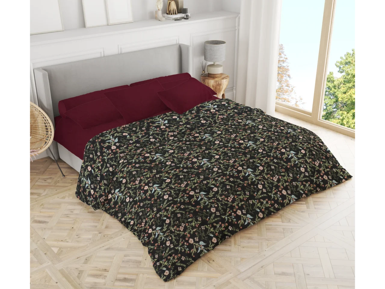 Σετ σεντόνια 3τμχ μονά Βαμβακερά 100% 170x270 / 110x200+35 εμπριμέ 007444011Σ67Χ84