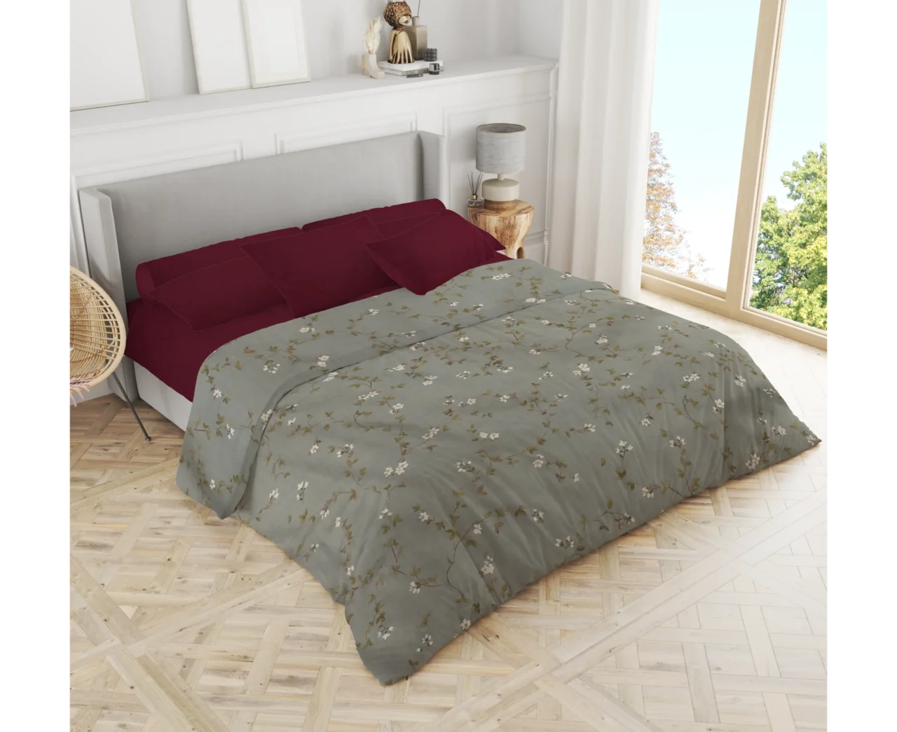 Σετ σεντόνια 3τμχ μονά Βαμβακερά 100% 170x270 / 110x200+35 εμπριμέ 007444011Σ73Χ84