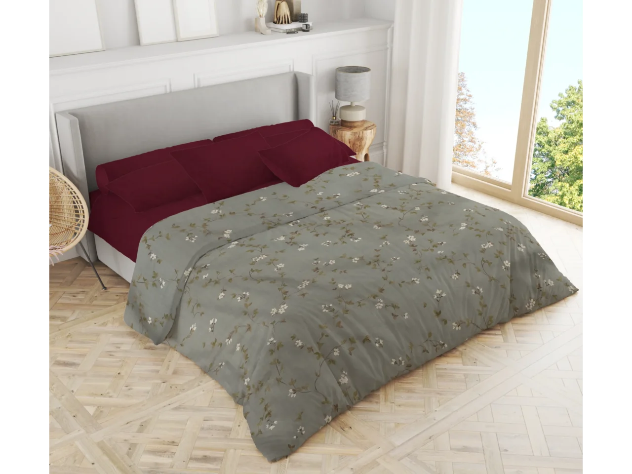 Σετ σεντόνια 3τμχ μονά Βαμβακερά 100% 170x270 / 110x200+35 εμπριμέ 007444011Σ73Χ84