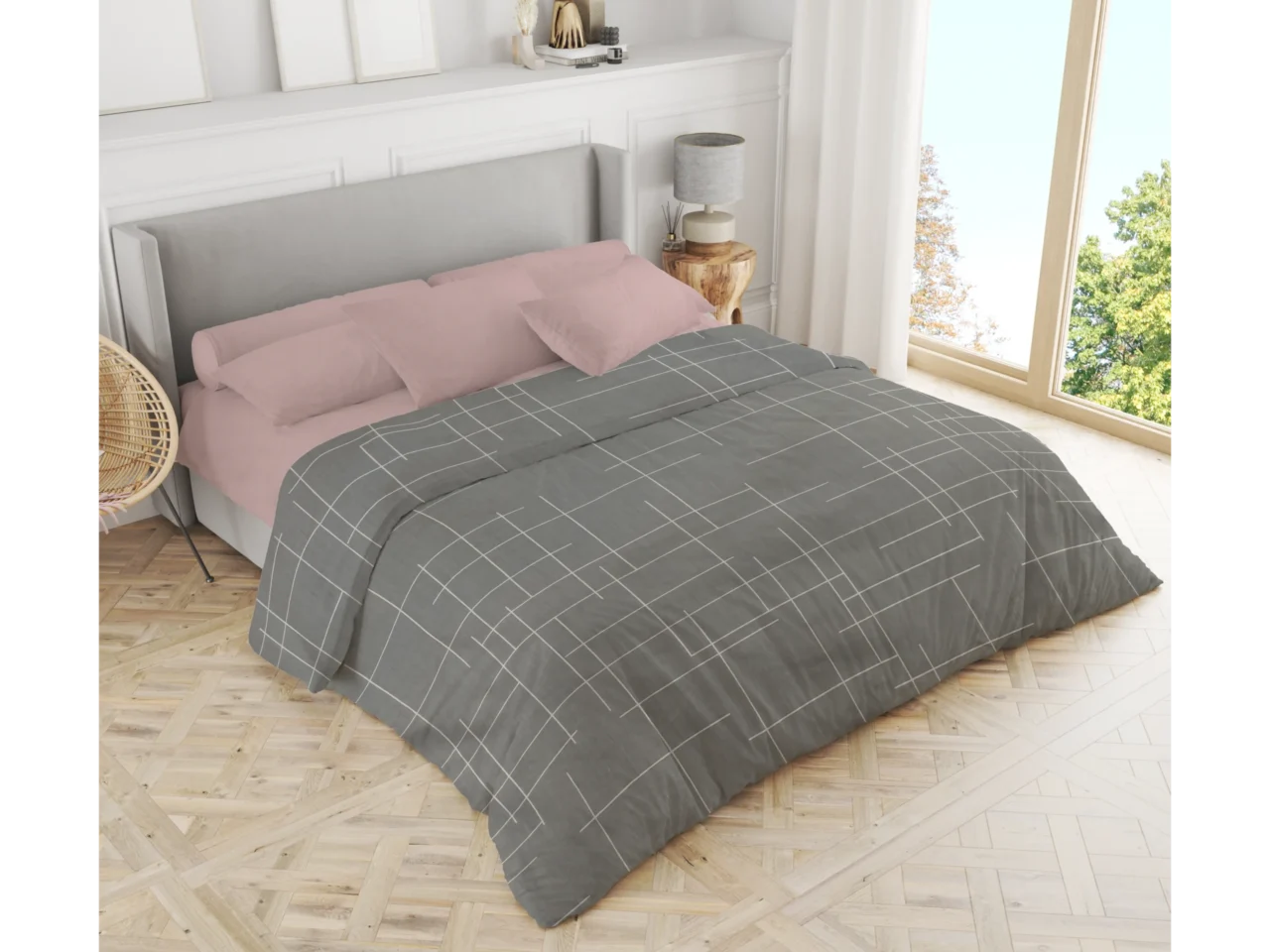 Σετ σεντόνια 3τμχ μονά Βαμβακερά 100% 170x270 / 110x200+35 εμπριμέ 007444011Σ68Χ86