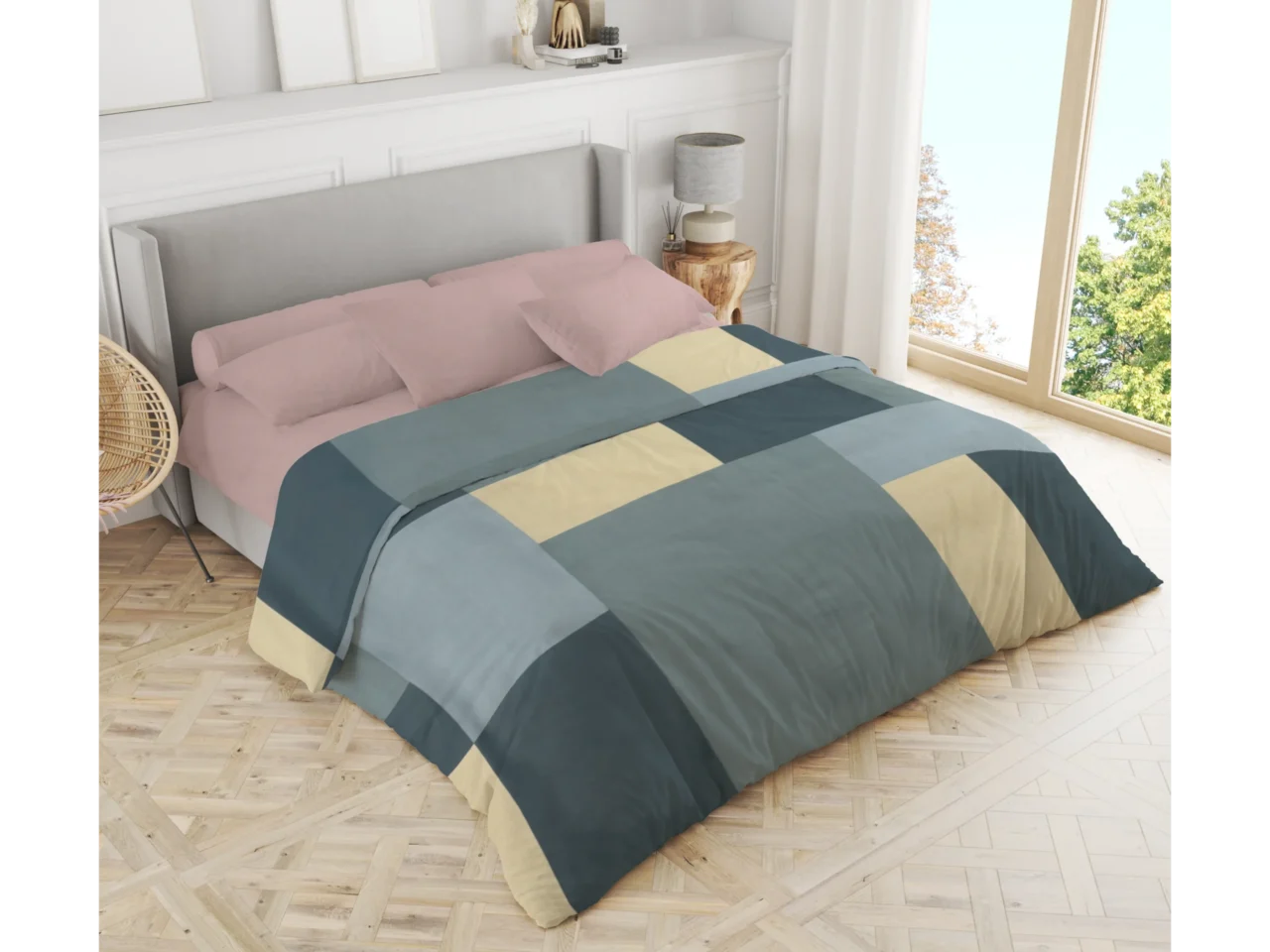 Σετ σεντόνια 3τμχ μονά Βαμβακερά 100% 170x270 / 110x200+35 εμπριμέ 007444011Σ72Χ86