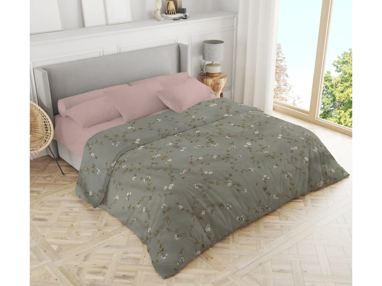 Σετ σεντόνια 3τμχ μονά Βαμβακερά 100% 170x270 / 110x200+35 εμπριμέ 007444011Σ73Χ86