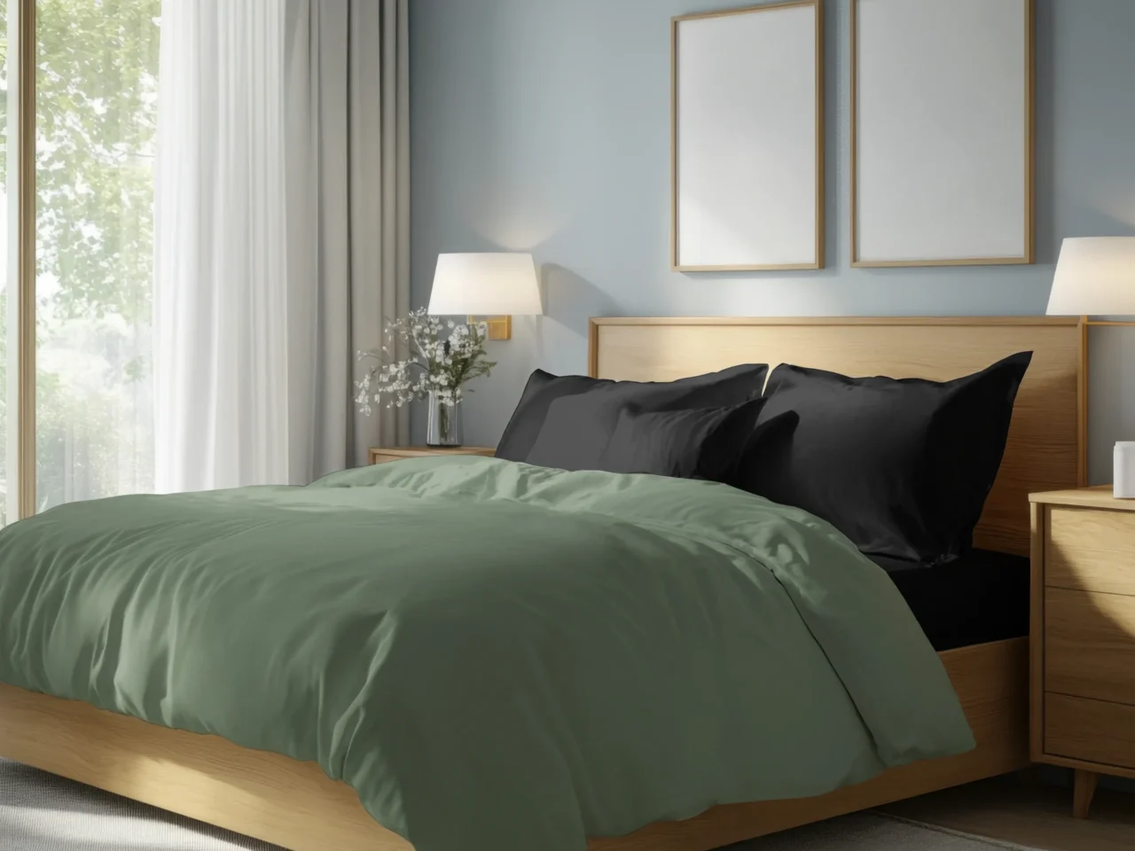 Σετ σεντόνια 4τμχ υπέρδιπλα 240x270-180x200+35 Βαμβακερά 100% μονόχρωμα 007446011Χ80-87