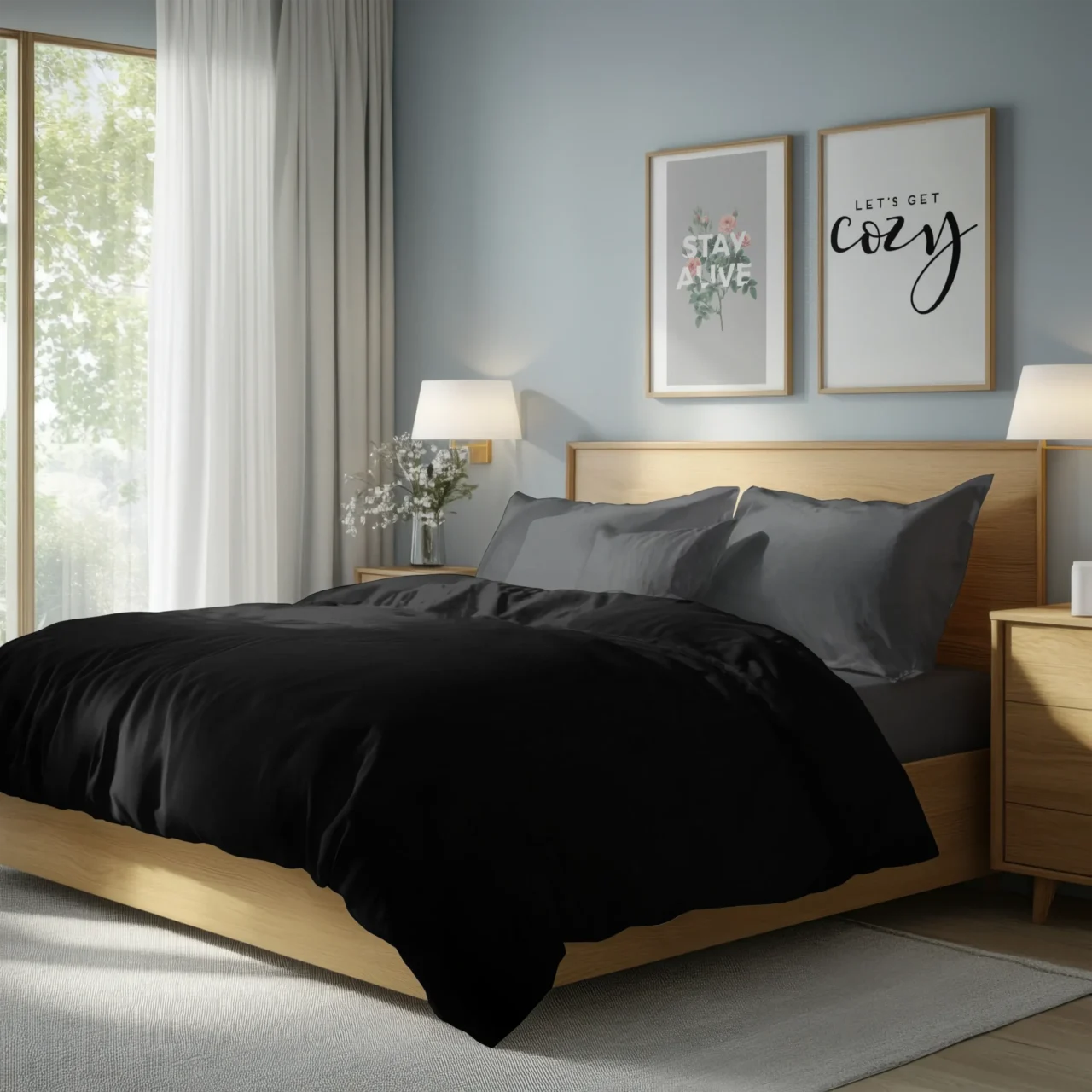 Σετ σεντόνια 4τμχ υπέρδιπλα 240x270-180x200+35 Βαμβακερά 100% μονόχρωμα 007446011Χ83-80