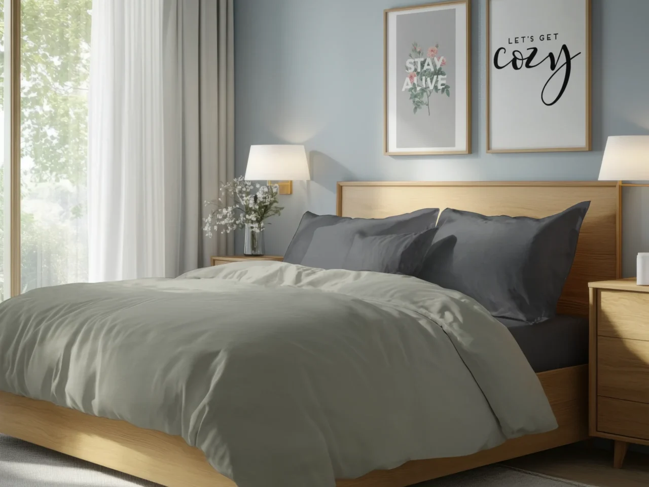 Σετ σεντόνια 4τμχ υπέρδιπλα 240x270-180x200+35 Βαμβακερά 100% μονόχρωμα 007446011Χ83-85