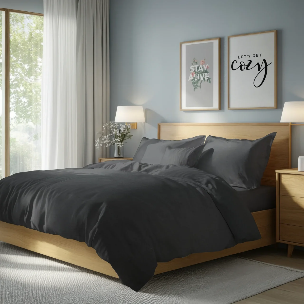 Σετ σεντόνια 4τμχ υπέρδιπλα 240x270-180x200+35 Βαμβακερά 100% μονόχρωμα 007446011Χ83