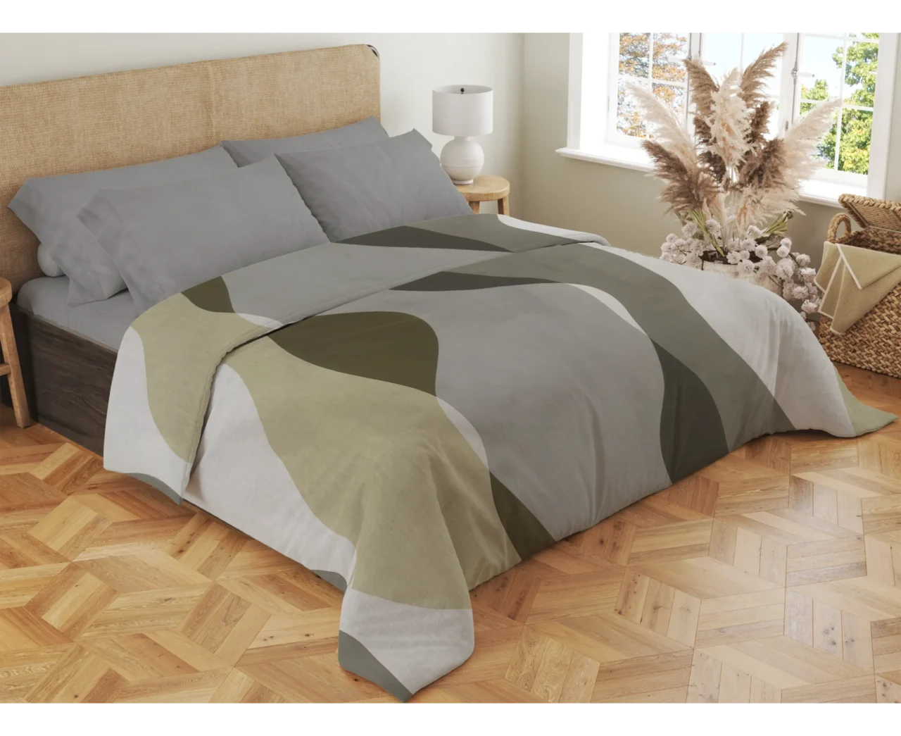 Σετ σεντόνια 4τμχ υπέρδιπλα 240x270-180x200+35 Βαμβακερά 100% εμπριμέ/μονόχρωμα 007443011Σ69Χ82