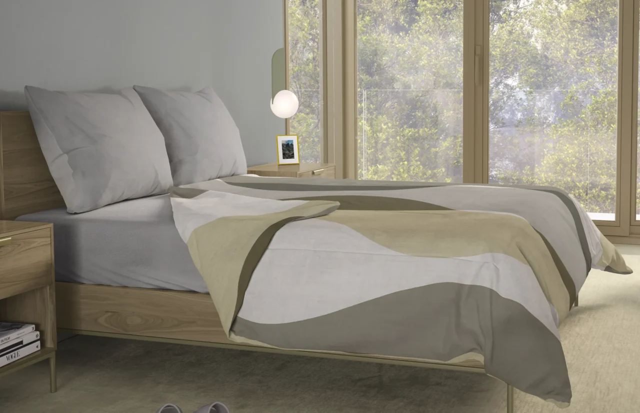 Σετ σεντόνια 4τμχ υπέρδιπλα 240x270-180x200+35 Βαμβακερά 100% εμπριμέ/μονόχρωμα 007443011Σ69Χ82 - Image 5