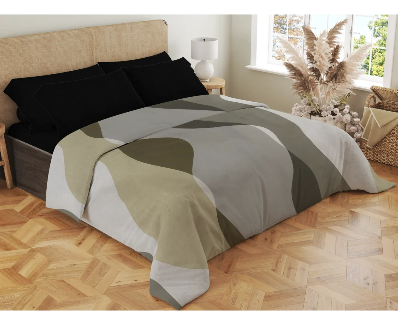 Σετ σεντόνια 4τμχ υπέρδιπλα 240x270-180x200+35 Βαμβακερά 100% εμπριμέ/μονόχρωμα 007443011Σ69Χ80