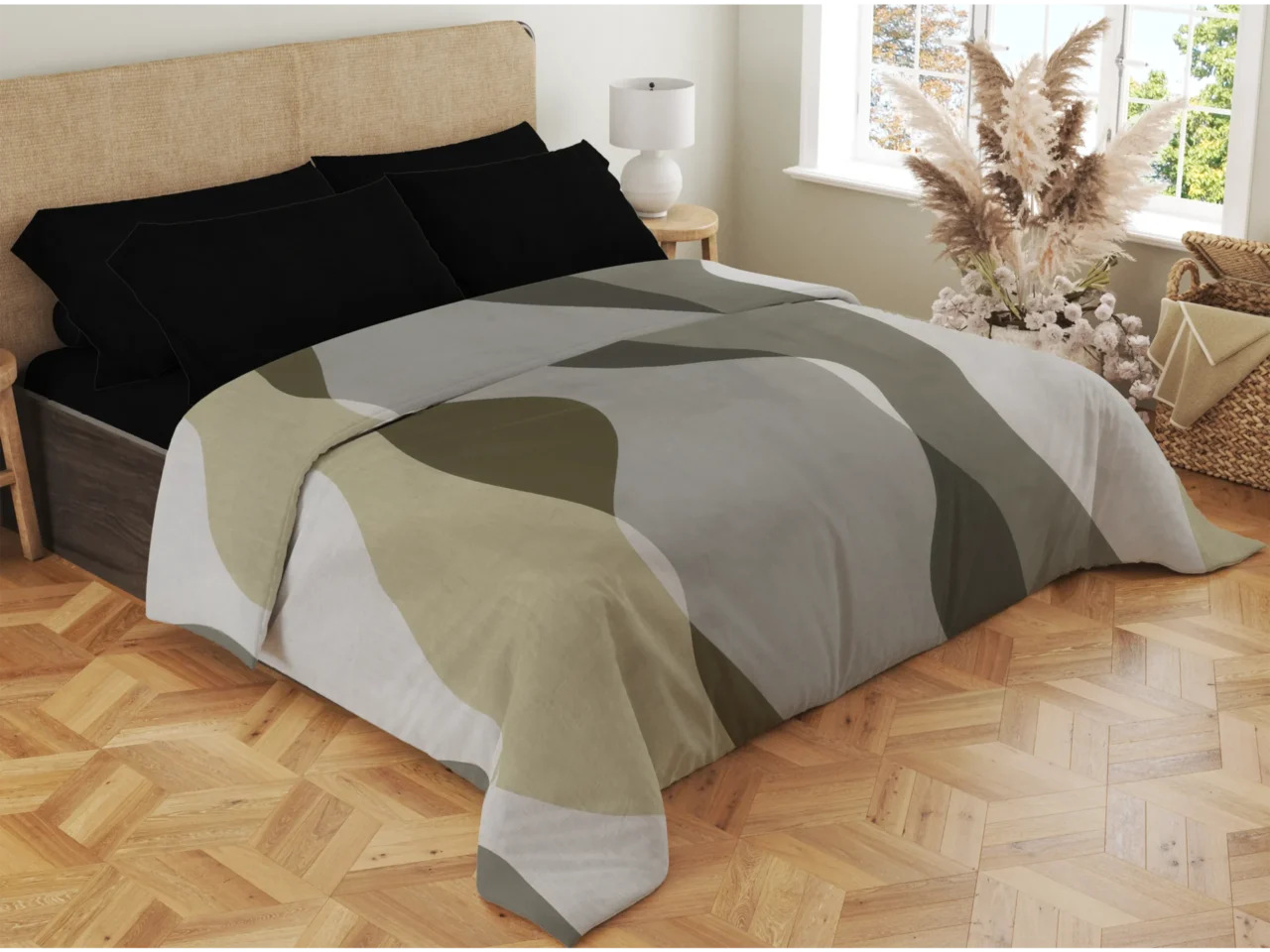 Σετ σεντόνια 4τμχ υπέρδιπλα 240x270-180x200+35 Βαμβακερά 100% εμπριμέ/μονόχρωμα 007443011Σ69Χ80