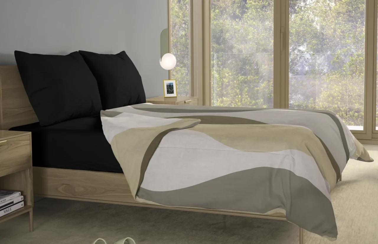 Σετ σεντόνια 4τμχ υπέρδιπλα 240x270-180x200+35 Βαμβακερά 100% εμπριμέ/μονόχρωμα 007443011Σ69Χ80 - Image 4