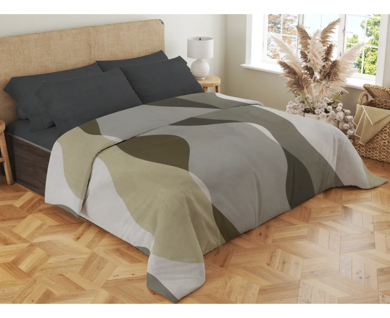 Σετ σεντόνια 4τμχ υπέρδιπλα 240x270-180x200+35 Βαμβακερά 100% εμπριμέ/μονόχρωμα 007443011Σ69Χ83