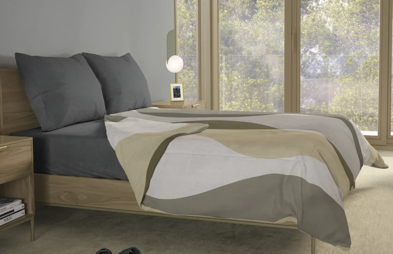 Σετ σεντόνια 4τμχ υπέρδιπλα 240x270-180x200+35 Βαμβακερά 100% εμπριμέ/μονόχρωμα 007443011Σ69Χ83 - Image 5