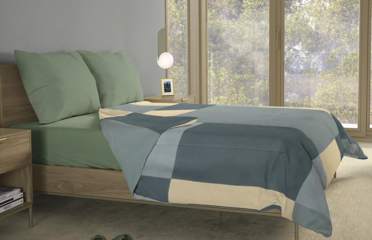 Σετ σεντόνια 4τμχ υπέρδιπλα 240x270-180x200+35 Βαμβακερά 100% εμπριμέ/μονόχρωμα 007443011Σ72Χ87 - Image 5