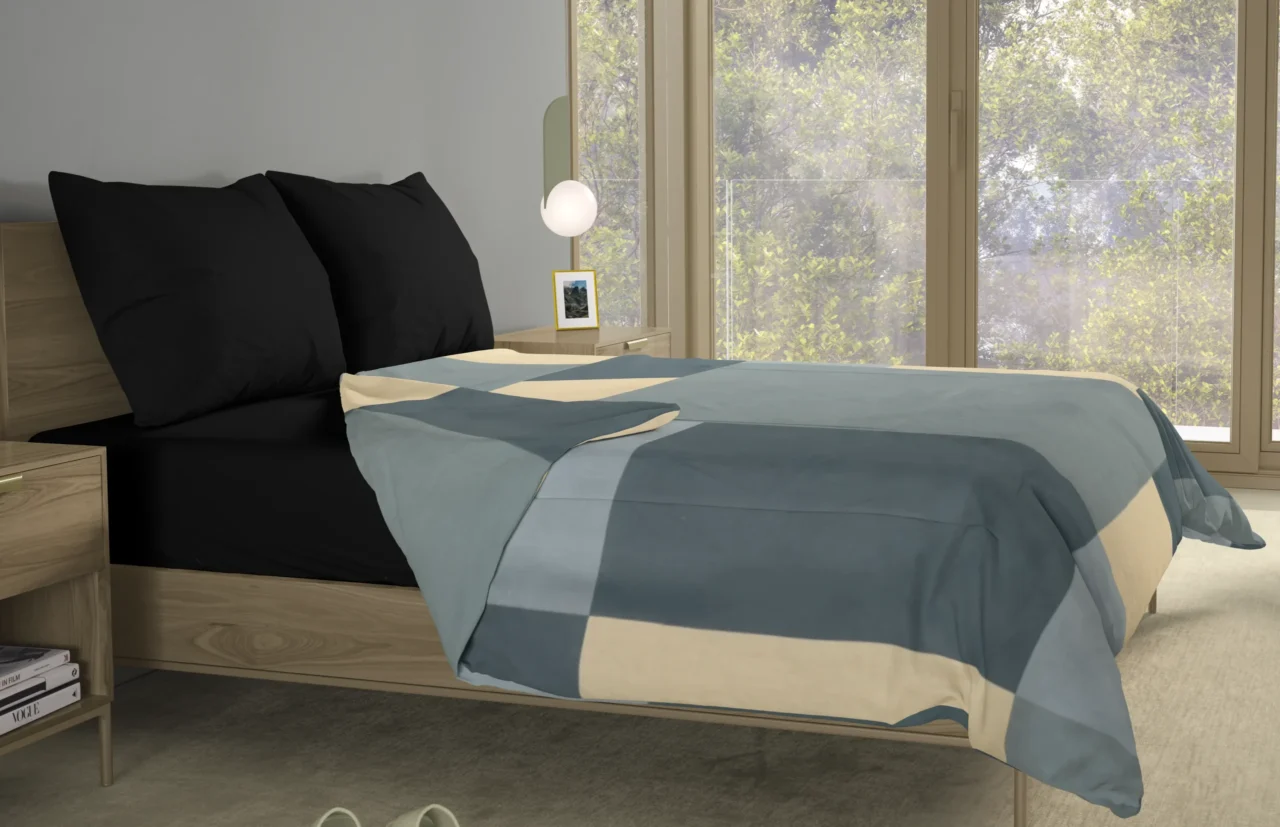 Σετ σεντόνια 4τμχ υπέρδιπλα 240x270-180x200+35 Βαμβακερά 100% εμπριμέ/μονόχρωμα 007443011Σ72Χ80 - Image 4