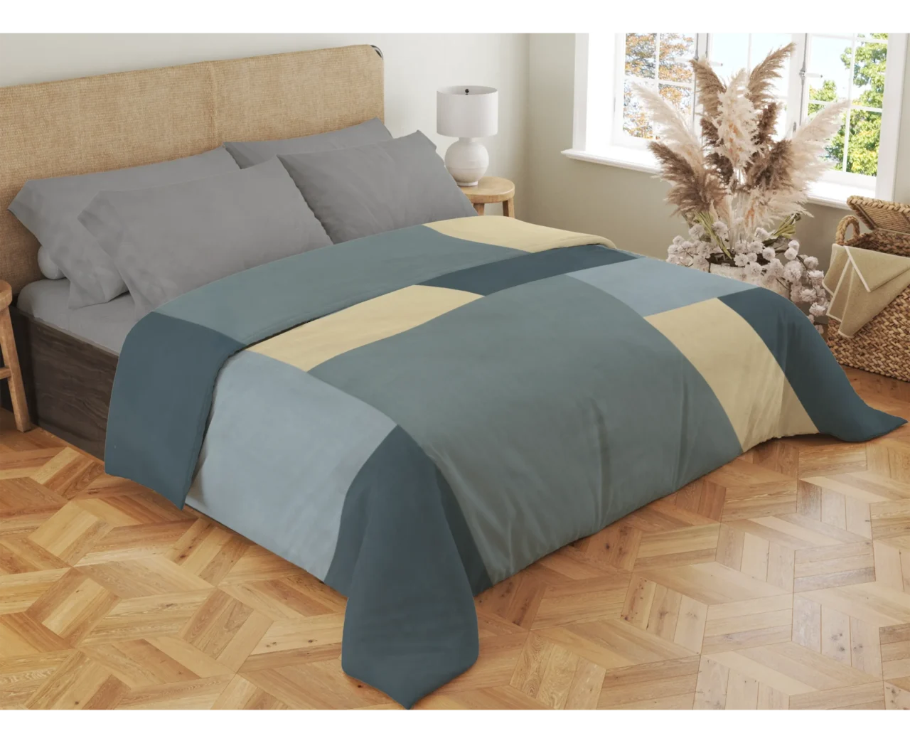 Σετ σεντόνια 4τμχ υπέρδιπλα 240x270-180x200+35 Βαμβακερά 100% εμπριμέ/μονόχρωμα 007443011Σ72Χ82