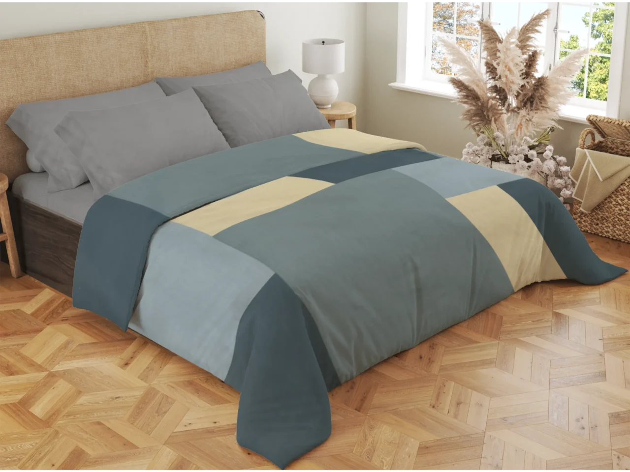 Σετ σεντόνια 4τμχ υπέρδιπλα 240x270-180x200+35 Βαμβακερά 100% εμπριμέ/μονόχρωμα 007443011Σ72Χ82