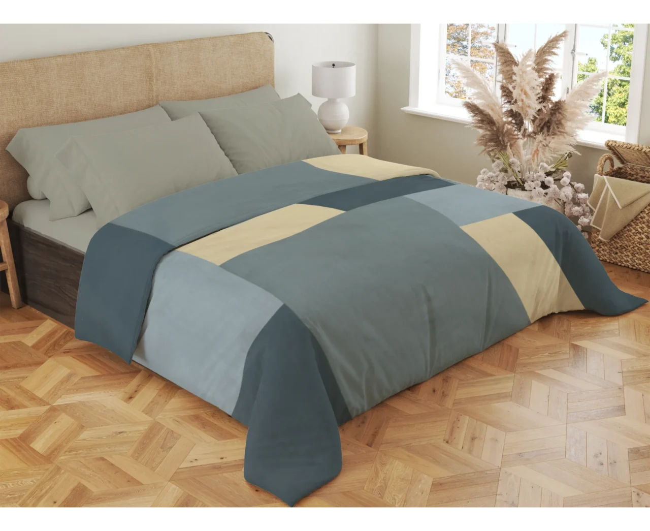 Σετ σεντόνια 4τμχ υπέρδιπλα 240x270-180x200+35 Βαμβακερά 100% εμπριμέ/μονόχρωμα 007443011Σ72Χ85