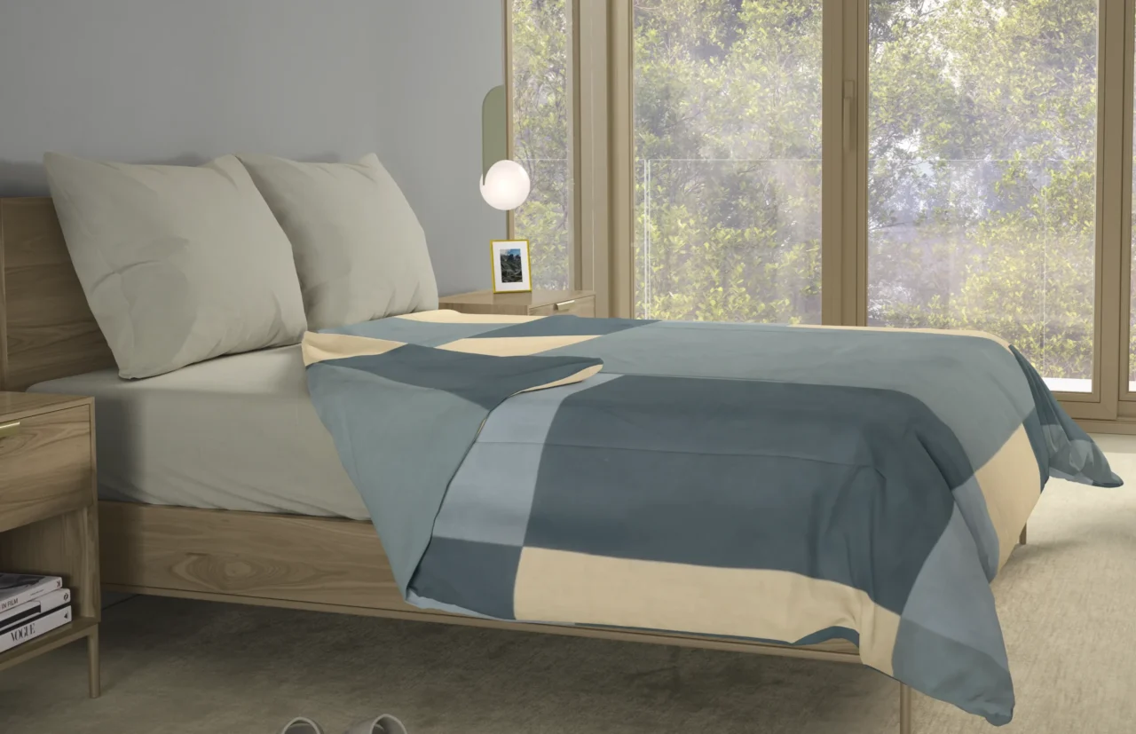 Σετ σεντόνια 4τμχ υπέρδιπλα 240x270-180x200+35 Βαμβακερά 100% εμπριμέ/μονόχρωμα 007443011Σ72Χ85 - Image 5