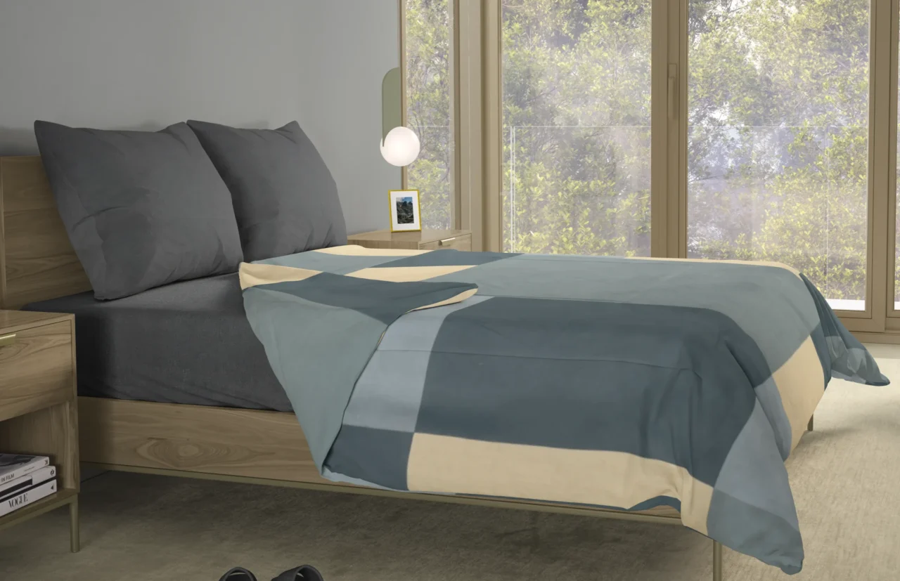 Σετ σεντόνια 4τμχ υπέρδιπλα 240x270-180x200+35 Βαμβακερά 100% εμπριμέ/μονόχρωμα 007443011Σ72Χ83 - Image 5