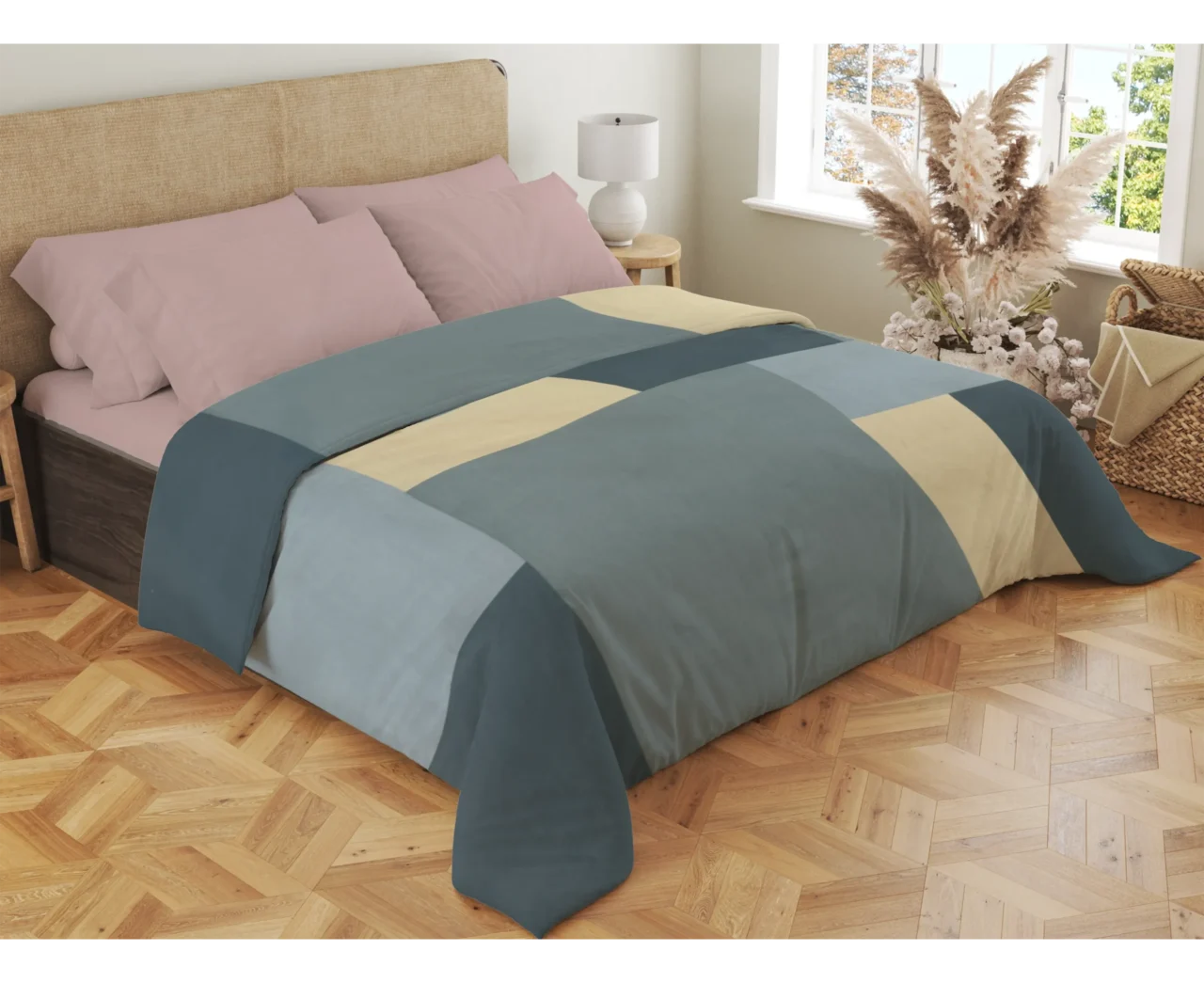 Σετ σεντόνια 4τμχ υπέρδιπλα 240x270-180x200+35 Βαμβακερά 100% εμπριμέ/μονόχρωμα 007443011Σ72Χ86