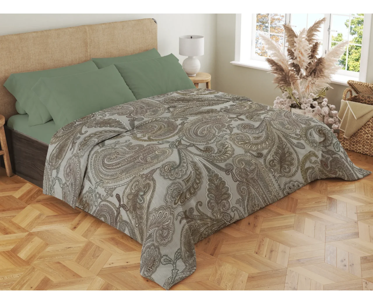 Σετ σεντόνια 4τμχ υπέρδιπλα 240x270-180x200+35 Βαμβακερά 100% εμπριμέ/μονόχρωμα 007443011Σ71Χ87