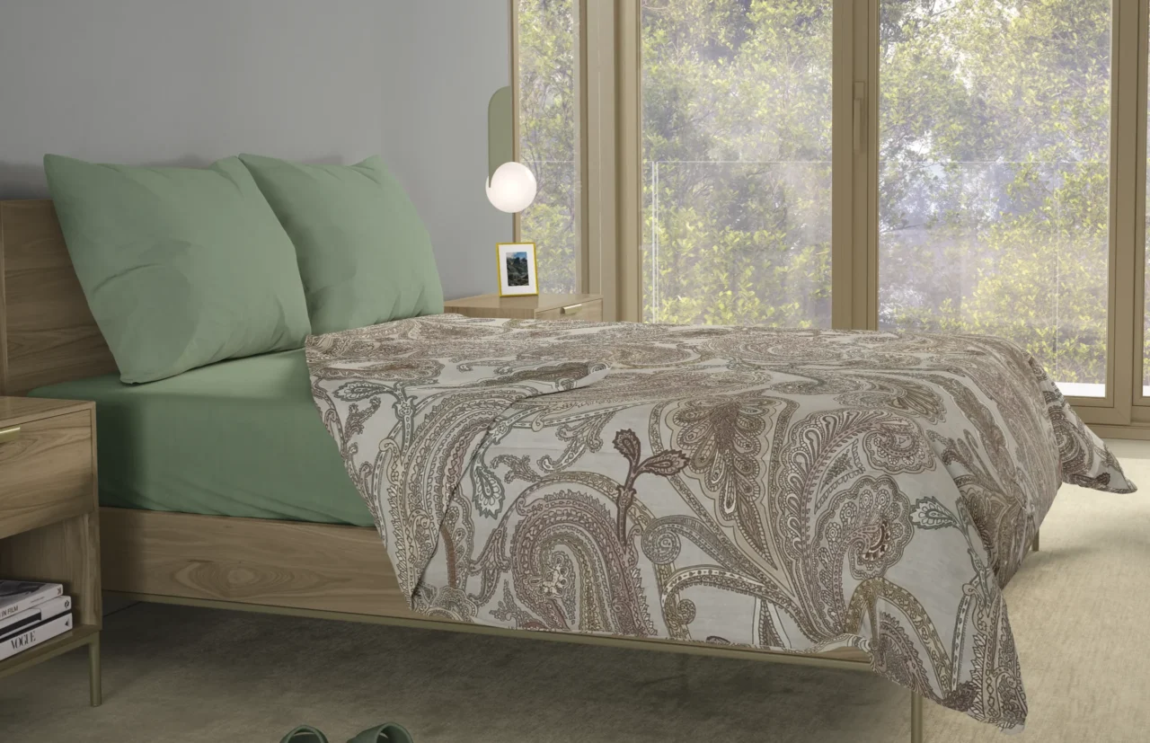 Σετ σεντόνια 4τμχ υπέρδιπλα 240x270-180x200+35 Βαμβακερά 100% εμπριμέ/μονόχρωμα 007443011Σ71Χ87 - Image 5